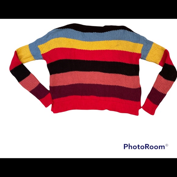 Juniors small Arizona Jean Co. striped sweater. - Picture 2 of 4
